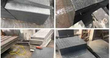 驻马店 芝麻黑地铺石材