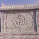 驻马店 芝麻白花岗岩屏风，照壁，影壁