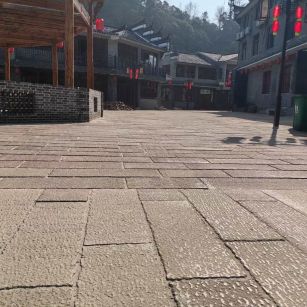 驻马店仿古石铺装效果