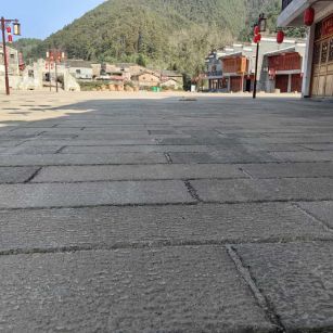 驻马店仿古石铺装效果