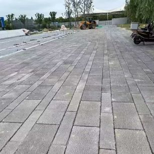 驻马店仿古石铺装效果