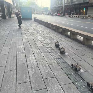 驻马店仿古石铺装效果