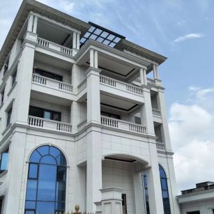 驻马店芝麻白别墅干挂效果展示