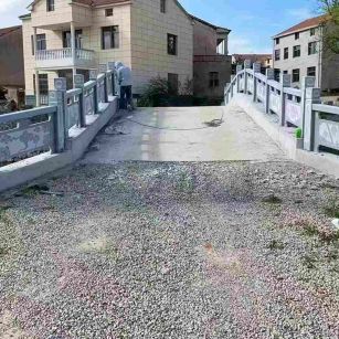 驻马店 芝麻灰花岗岩桥栏杆