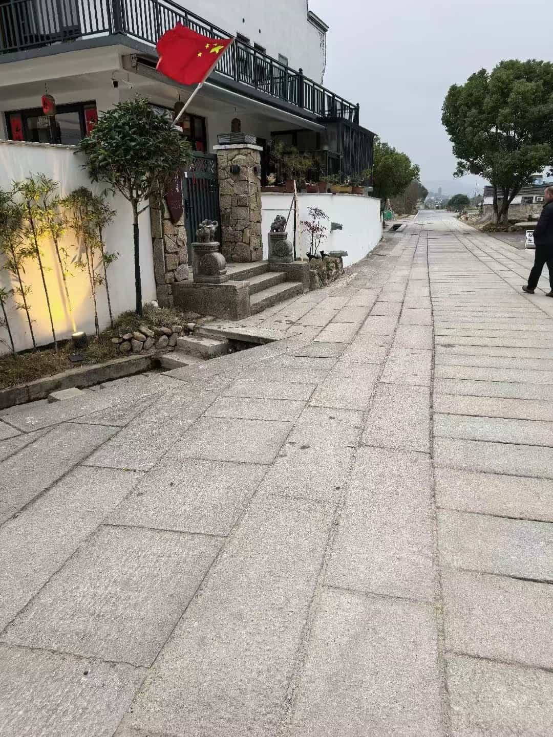 驻马店仿古石铺装效果