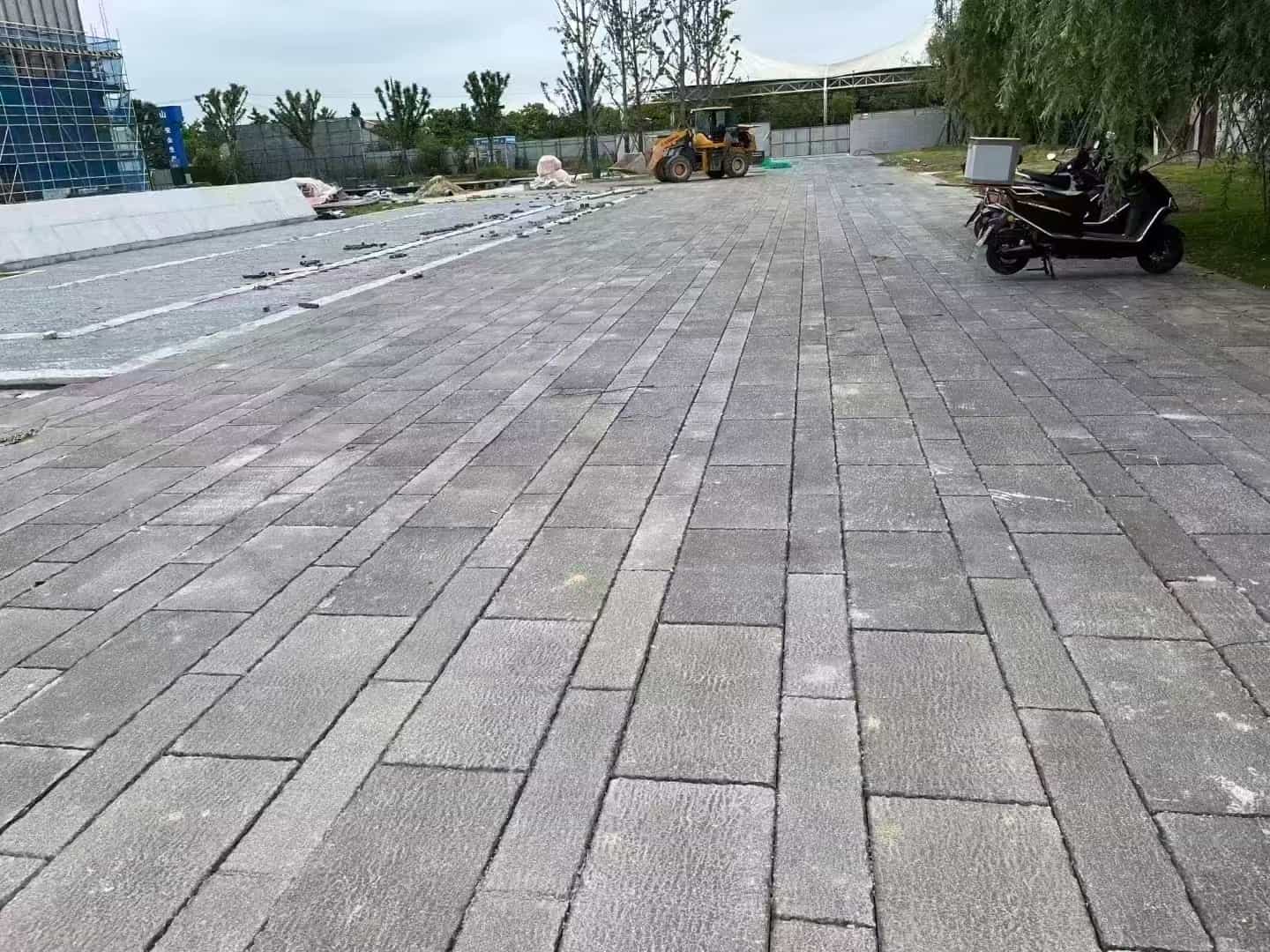 驻马店仿古石铺装效果