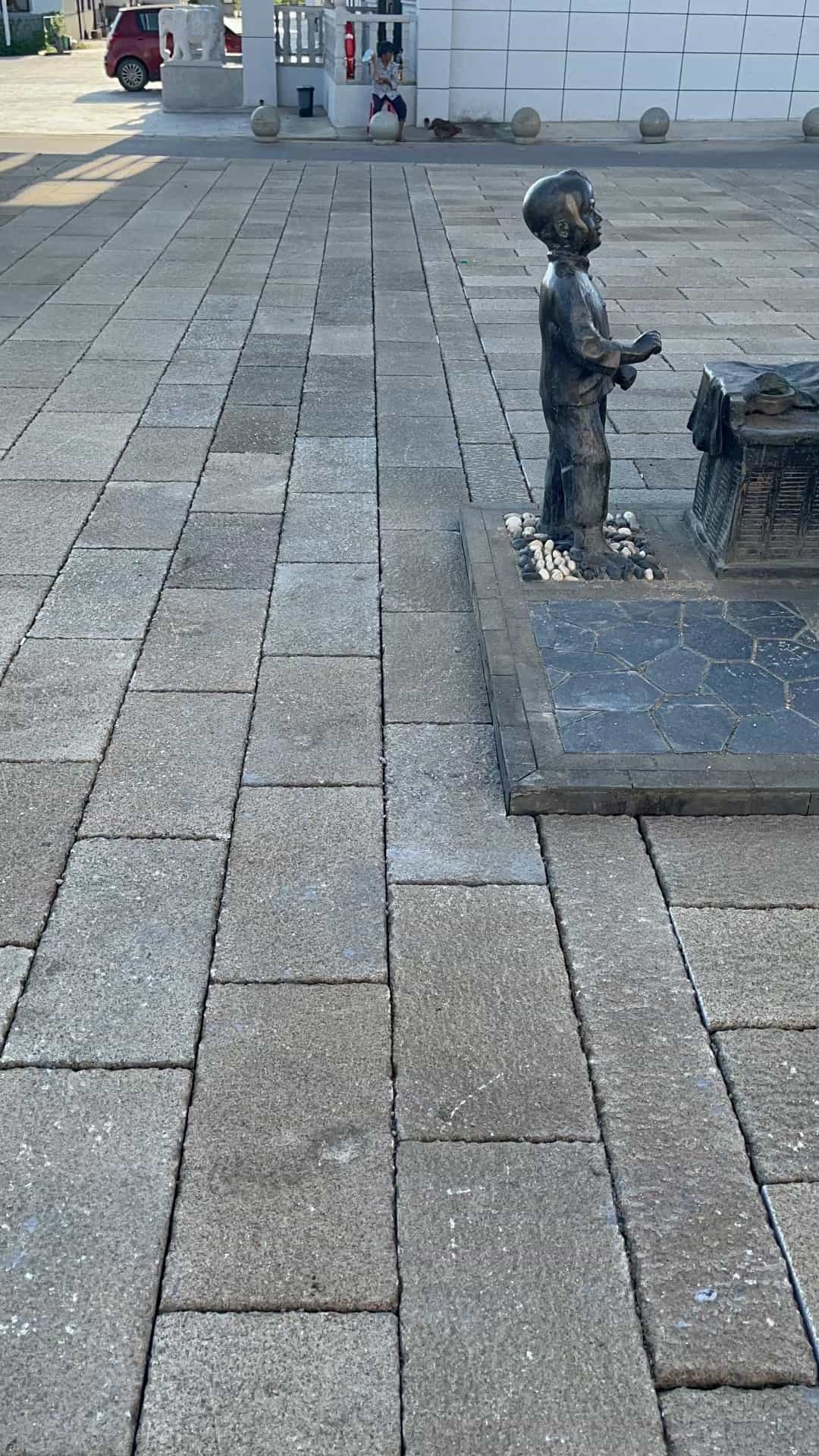 驻马店仿古石铺装效果