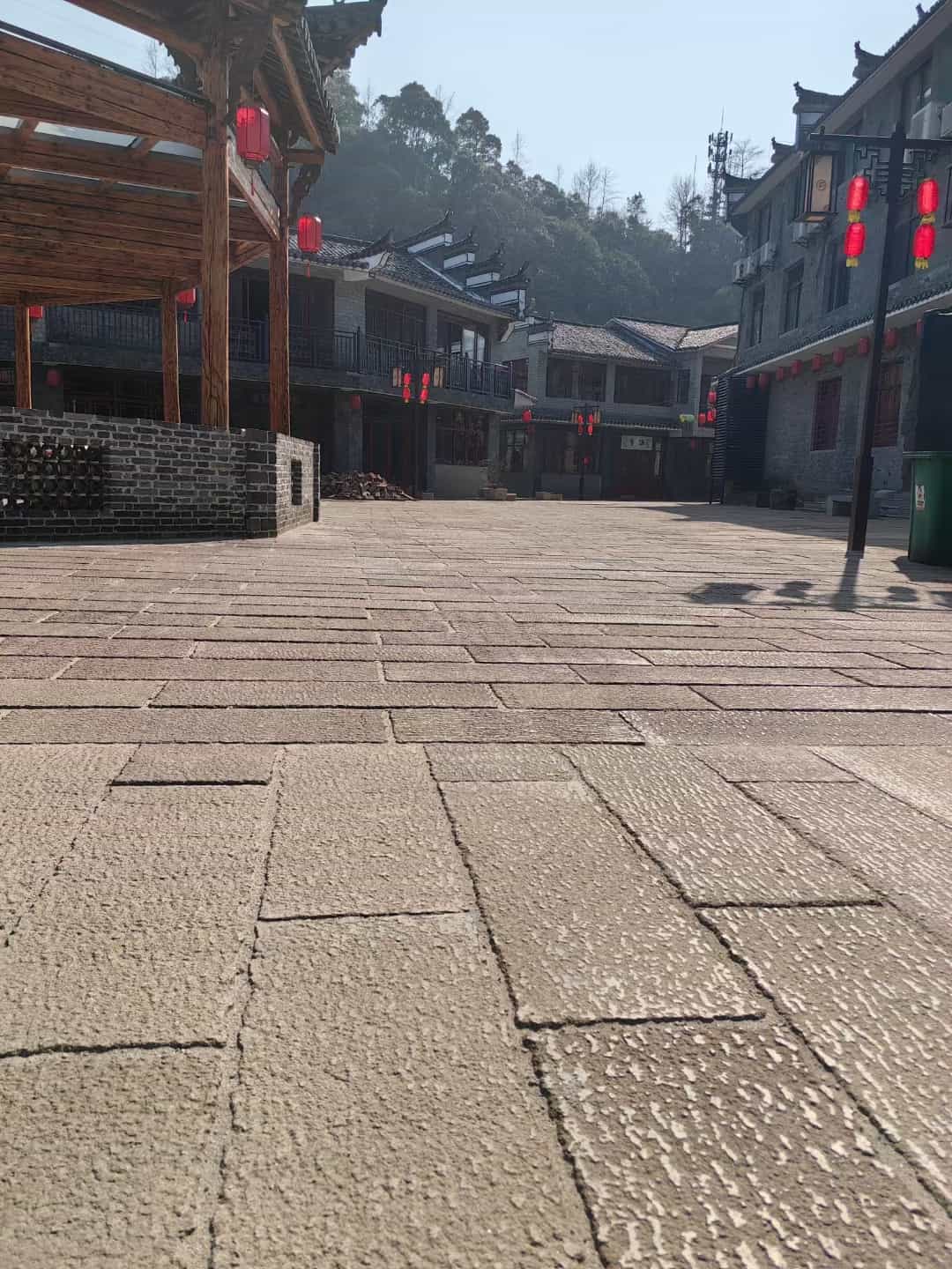 驻马店仿古石铺装效果