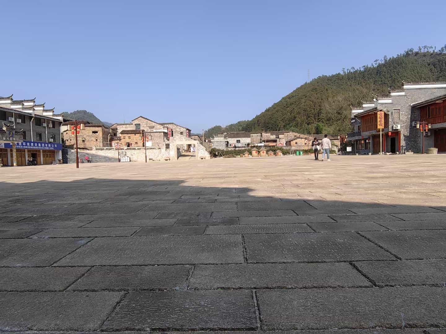 驻马店仿古石铺装效果