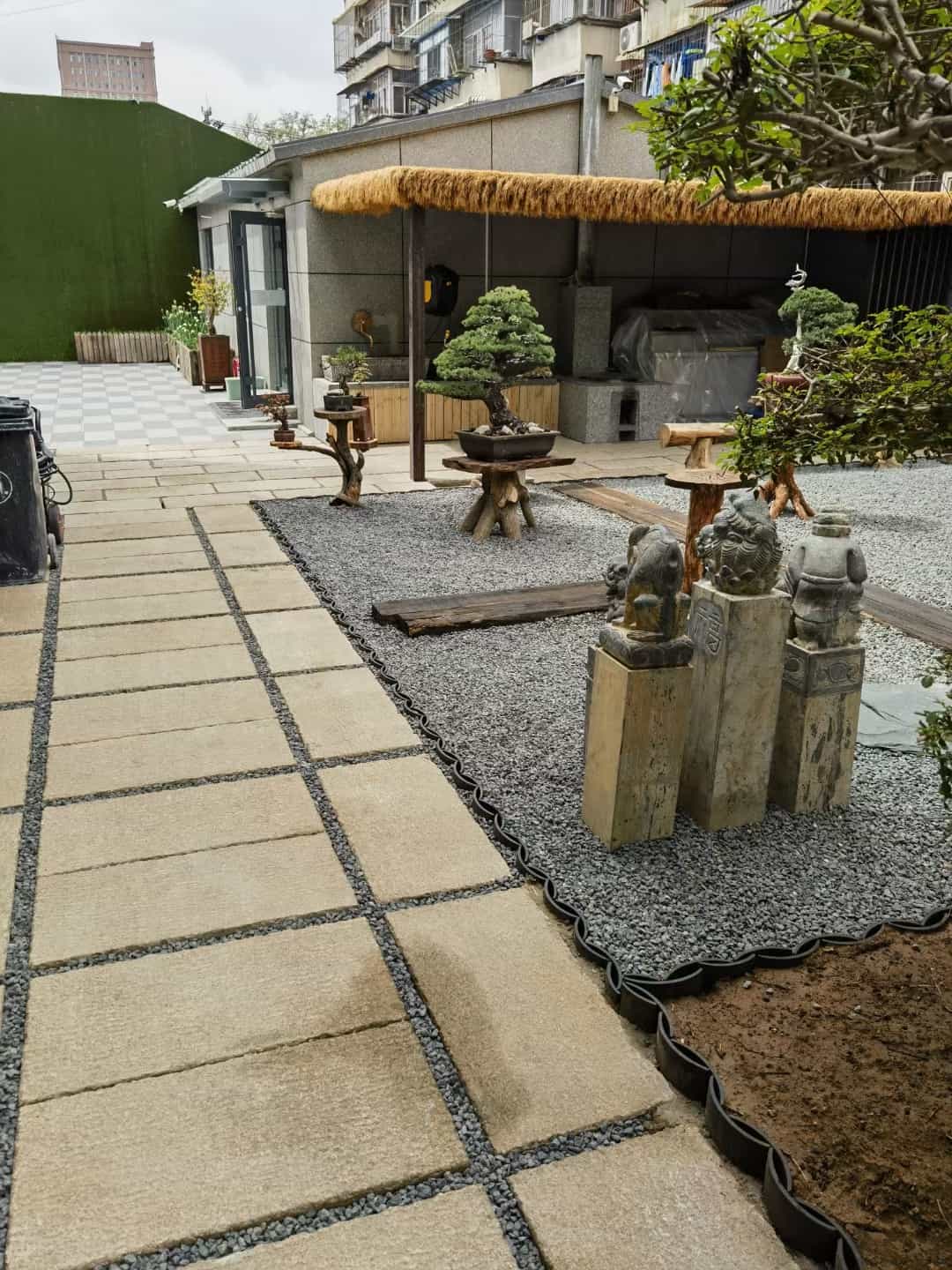 驻马店仿古石铺装效果