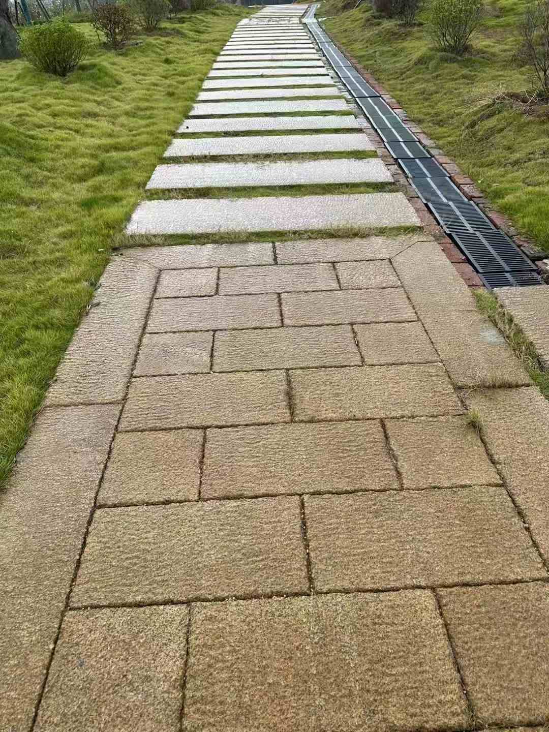 驻马店仿古石铺装效果