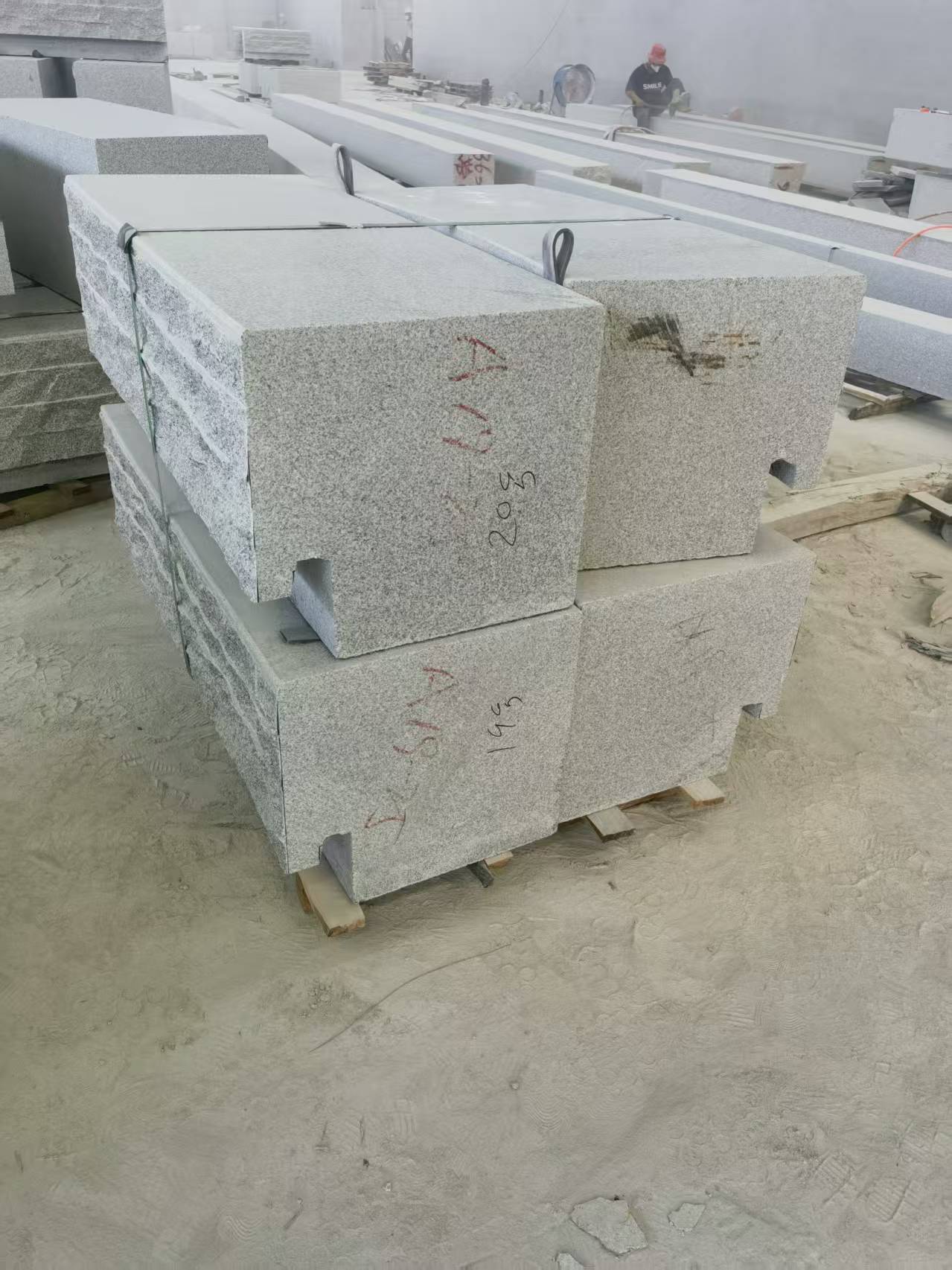 驻马店 整石坐凳打包