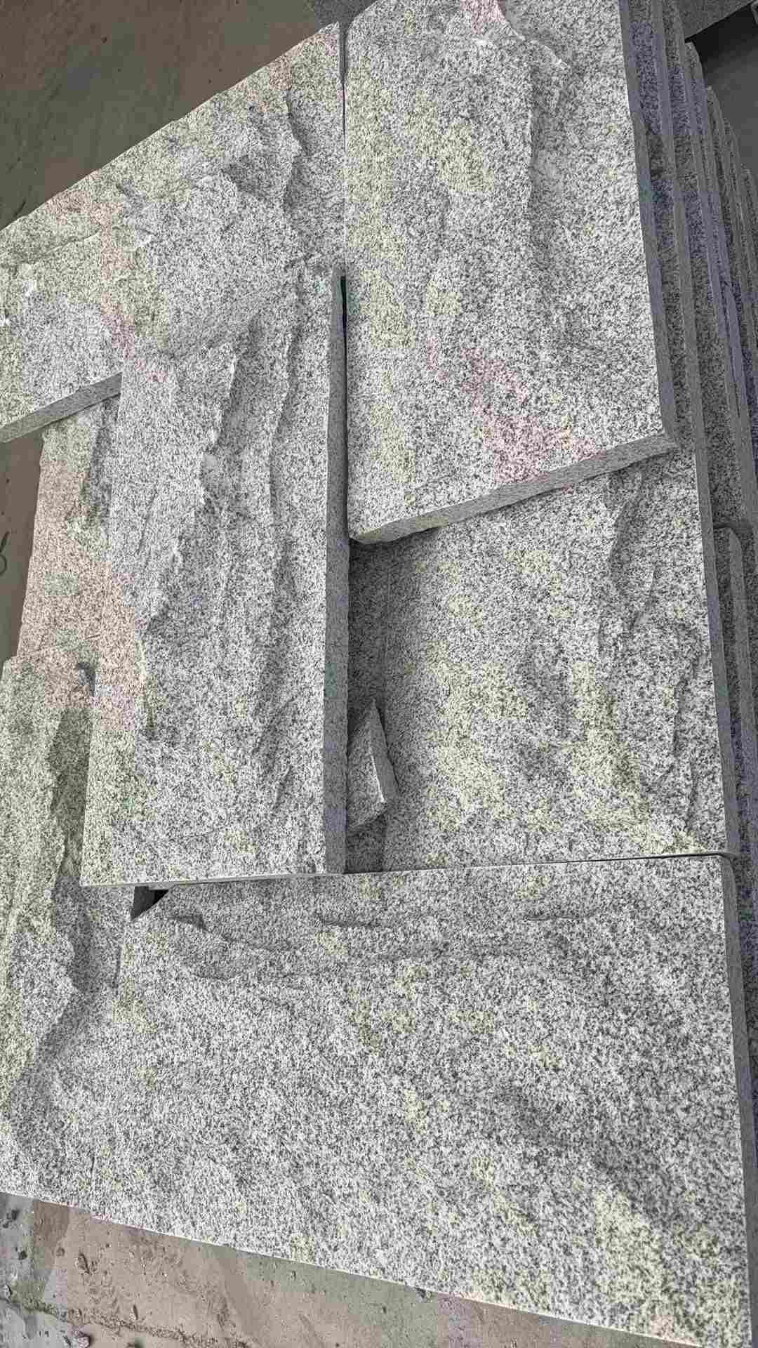 驻马店 芝麻白自然面花岗岩成品板